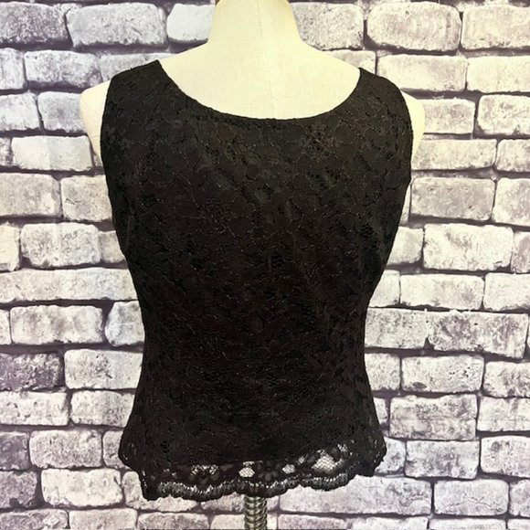 Le Suit Brown 2 Piece Tank & Matching Long Sleeve Jacket Size 8 - Picture 9 of 10